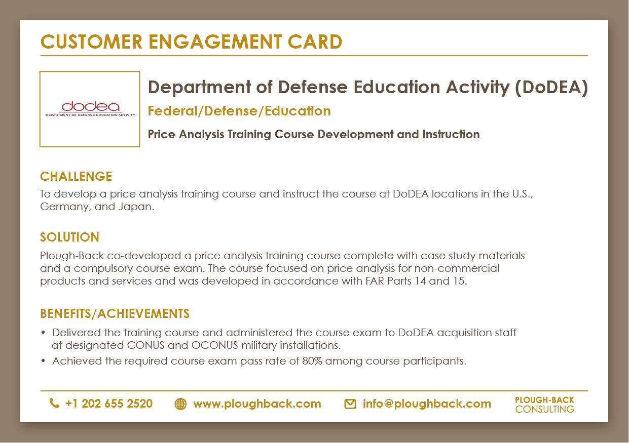 Department of Defense Education Activity (DoDEA)